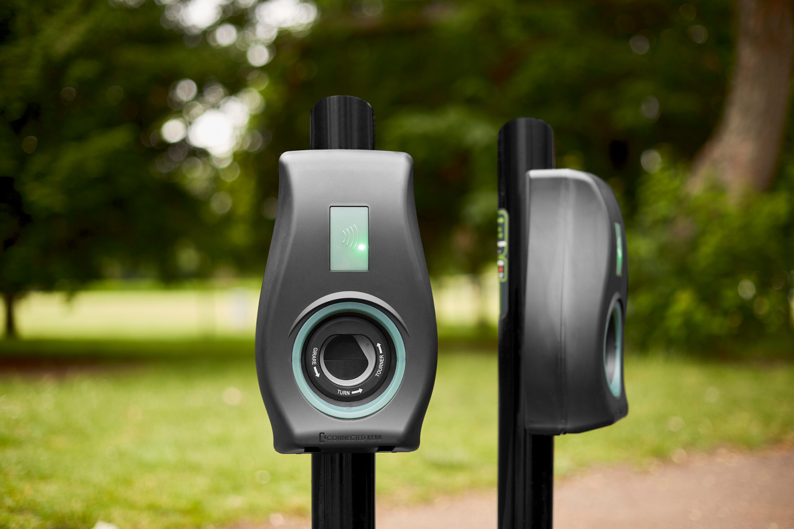 Retouching photography electric car charging renewable electricity