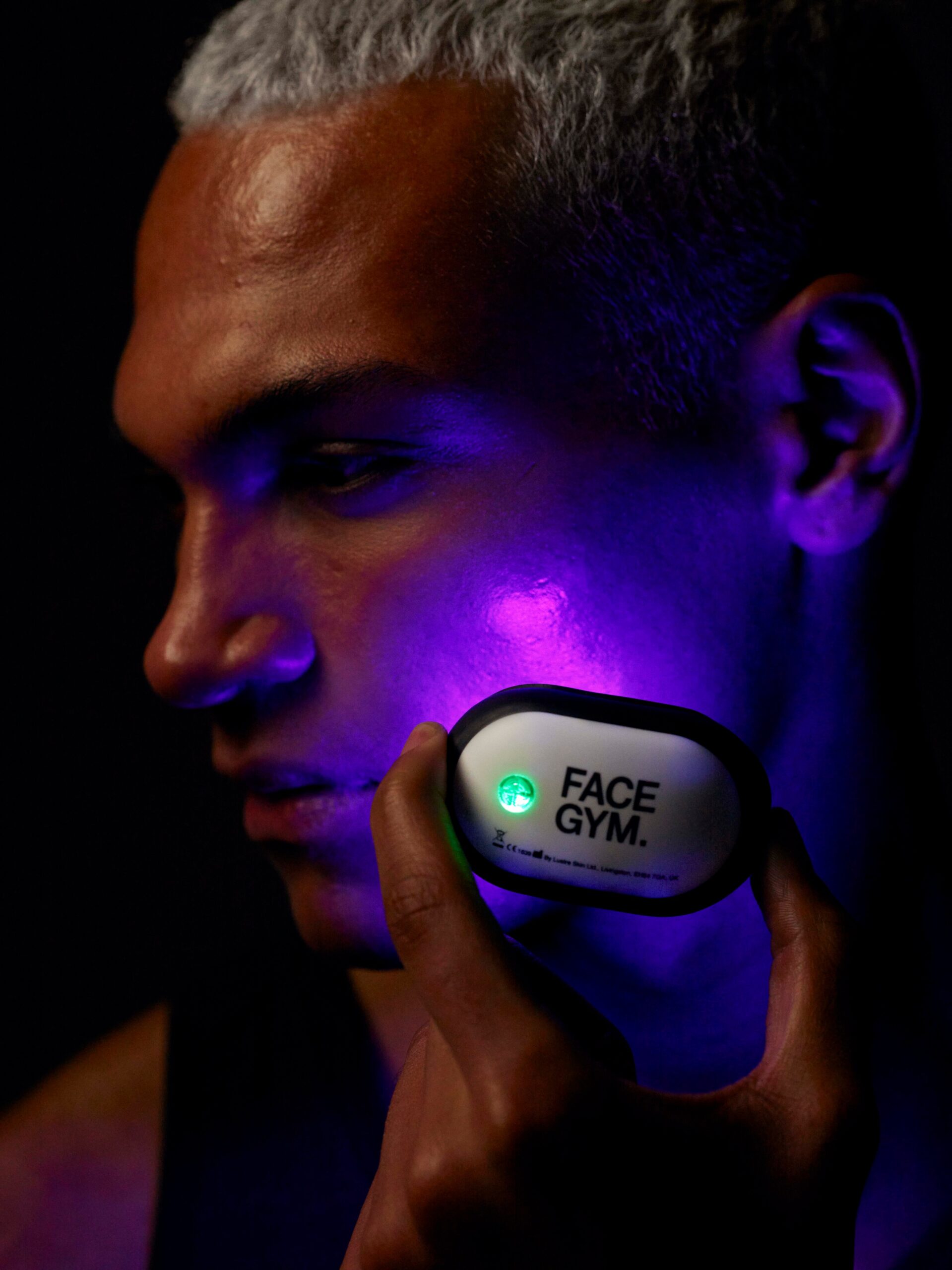 Facegym-facial-workout-exercise-massage-skincare-global-tapestry-soho-London-acne-blue-light-shot-led-treatment-innovation-beauty-campaign-retouching-production-agency