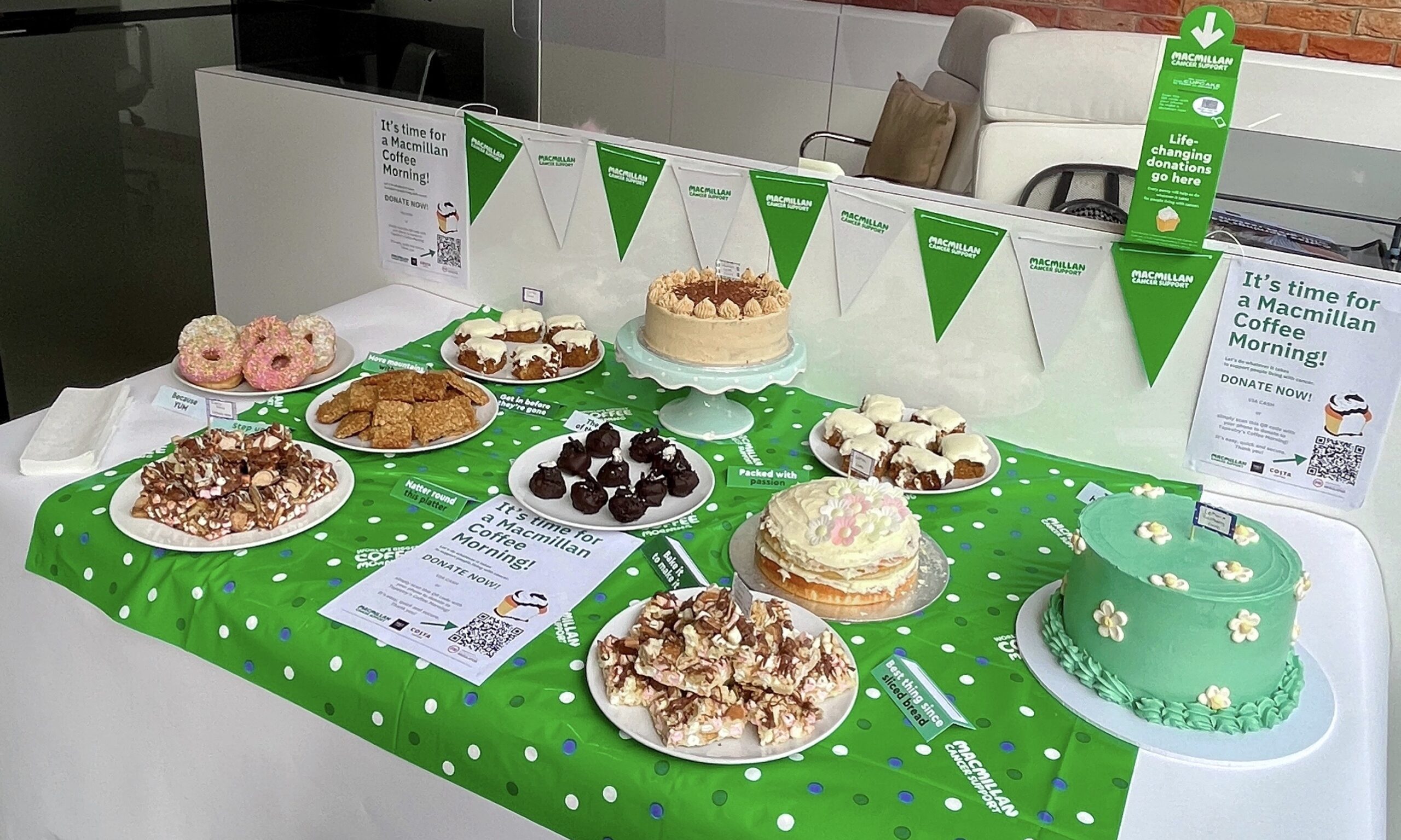 Tapestry-soho-frith-street-london-macmillan-cancer-support-the-worlds-biggest-coffee-morning-research-charity-bake-sale-fundraiser-autumn